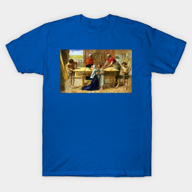 Christ in the House of His Parents - The Carpenter's Shop - John Everett Millais T-Shirt by forgottenbeauty